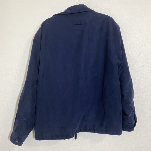 Levi's Mens Jacket Size Large Made in Korea Bomber Blue Vintage - Picture 2 of 11